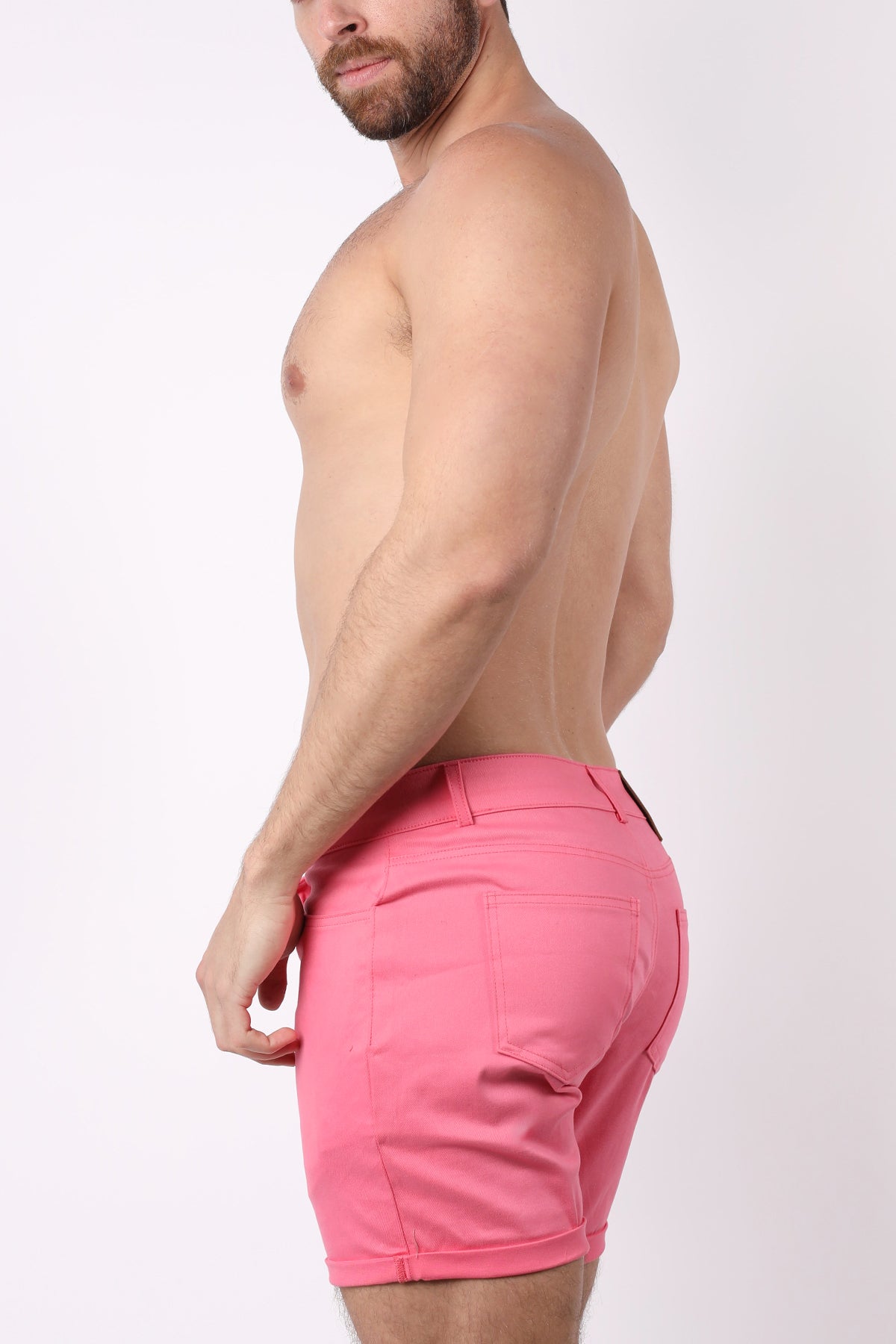 Coral Sands Cotton Twill Short - TIMOTEO